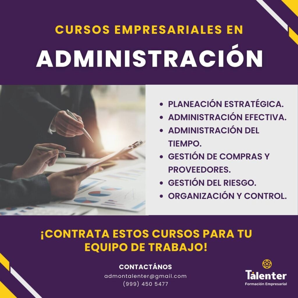 Cursos empresariales en administración